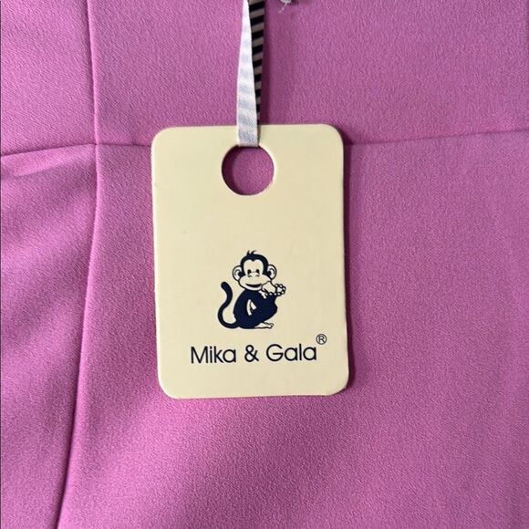 NWT Mika & Gala Pink Sleeveless Halter Bodycon Mini Dress Size XS (US) 6 (AU) - Picture 4 of 8